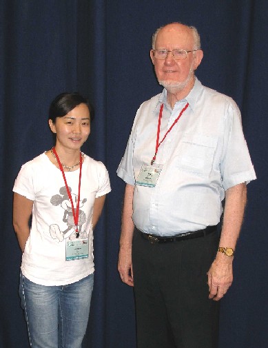 Photo of Soohyun Lee with Peter Kenny
